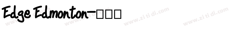Edge Edmonton字体转换